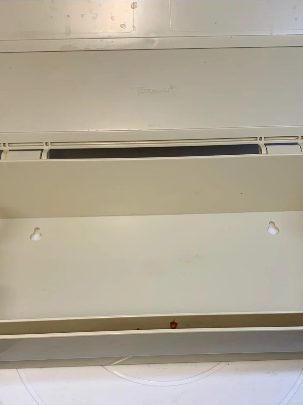 Vintage Tupperware Wax Paper & Foil Dispenser Wall Mount.            3800